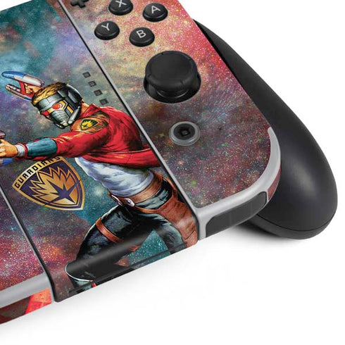 Marvel Star-Lord Cosmic Commander Nintendo Switch OLED (2021) Skin